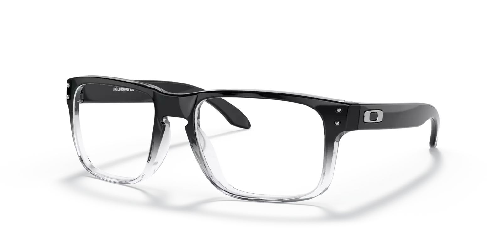 Oakley Optical Frame Holbrook Rx Polished Black Clear Fade Clear Ox8156