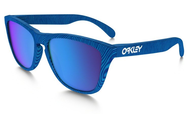 oakley frogskins blue lens