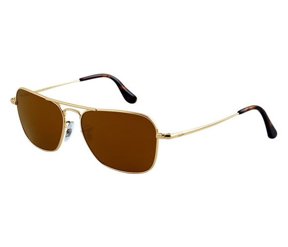 ray ban gold plated