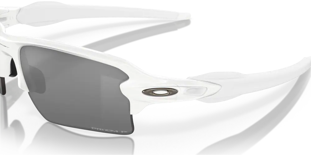 Oakley Flak 2.0 XL Polarized Sunglasses - Polished White/Prizm Black