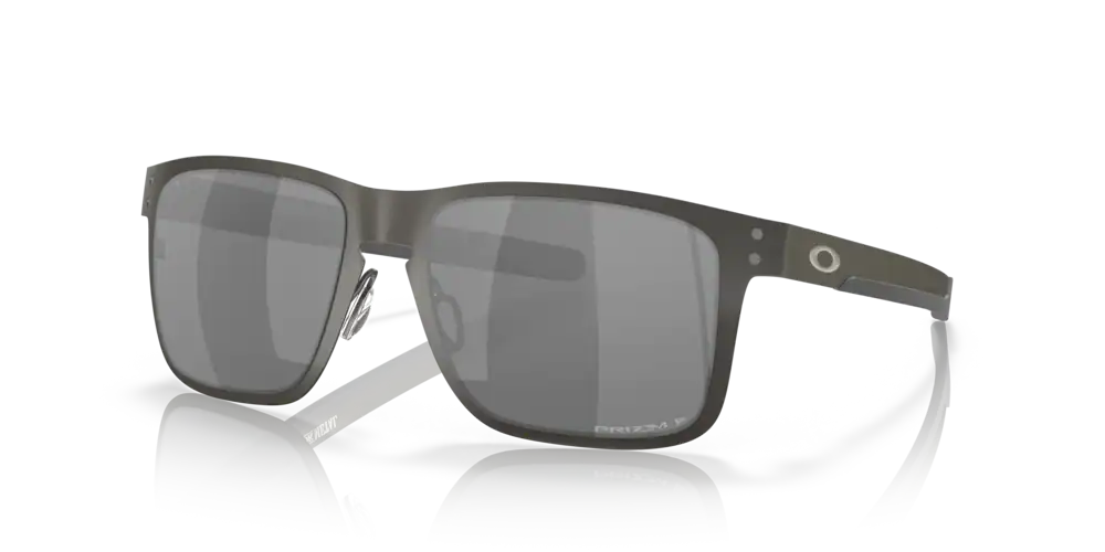 Oakley Sunglasses HOLBROOK™ METAL Matte Gunmetal / Prizm Black Iridium  Polarized OO4123-06 | SUNGLASSES \ Polarized SUNGLASSES \ Lifestyle \  Holbrook \ Holbrook™ Metal SUNGLASSES \ Women SUNGLASSES \ Men SUNGLASSES \