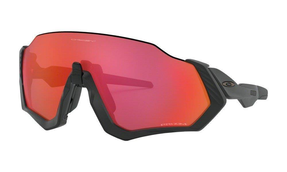 Oakley Sunglasses FLIGHT JACKET Matte Black Prizm Trail Torch OO9401 16 SUNGLASSES Women SUNGLASSES Men SUNGLASSES Sport Flight Jacket SUNGLASSES Prizm Prizm Trail Torch SPORTS Cross