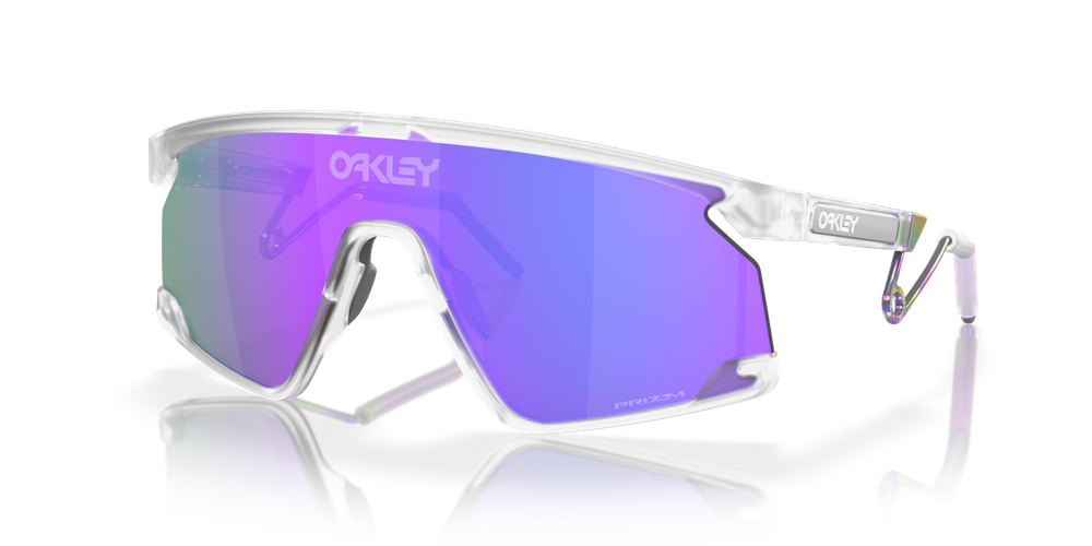 Oakley Sunglasses BXTR METAL Matte Clear / Prizm Violet OO9237-02