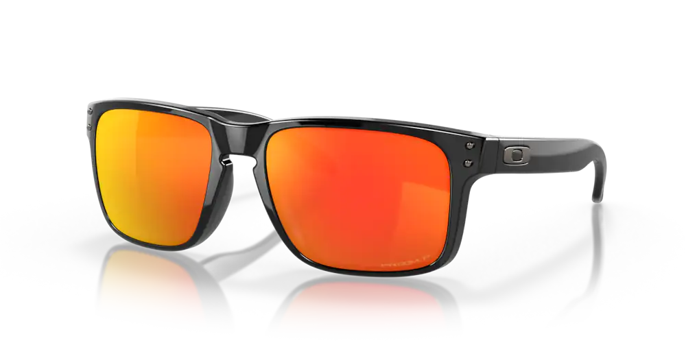 Oakley Okulary HOLBROOK™ Polished Black/Prizm Ruby Polarized OO9102-F1