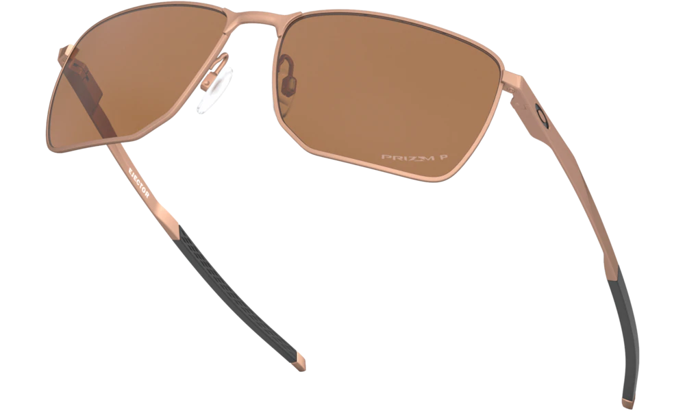 Oakley Sunglasses Ejector Satin Rose Gold Prizm Tungsten Polarized Oo4142 05 Okulary Możliwe