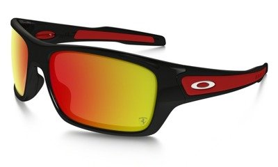 OAKLEY Sunglasses TURBINE Polished Black / Ruby Iridium 9263-39