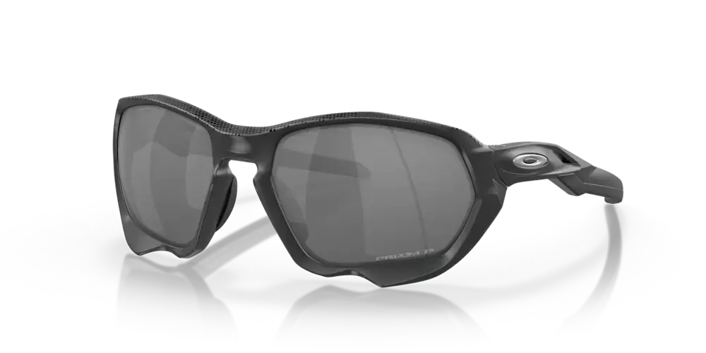 Oakley Sunglasses PLAZMA High Resolution Collection Matte Carbon, Prizm Black Polarized OO9019-14