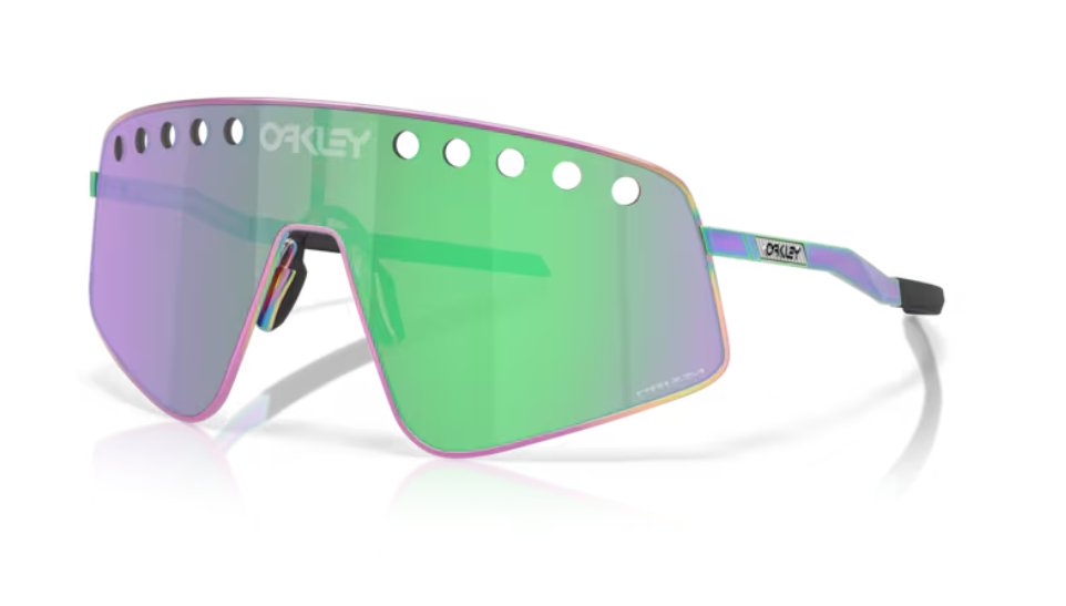 Oakley Okulary przeciwsłoneczne SUTRO TI SWEEP Polished Oil Slick/Prizm Road Jade OO6025-05