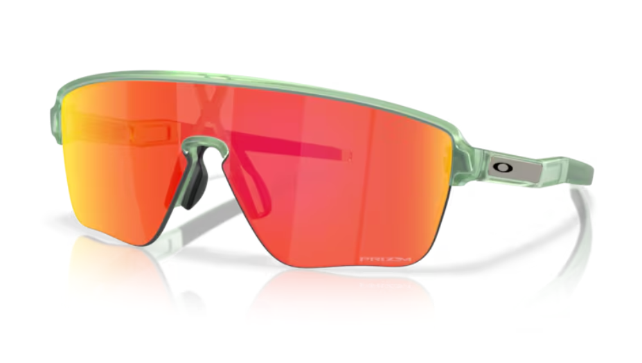 Oakley Okulary przeciwsłoneczne CORRIDOR SQ Matte Transparent Jade / Prizm Ruby OO9415-06