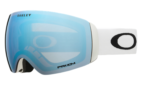 OAKLEY Gogle Snow FLIGHT DECK M Matte White/Prizm Snow Sapphire Iridium OO7064-A0