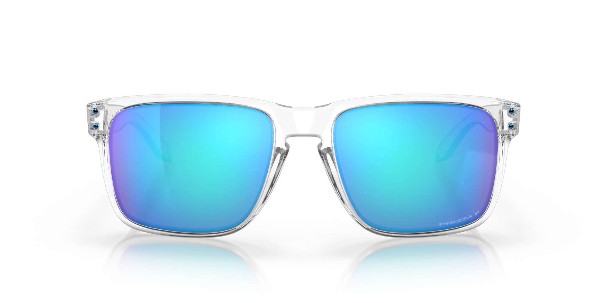 Oakley Okulary przeciwsłoneczne HOLBROOK XL Polished Clear / Prizm Sapphire Polarized OO9417-07