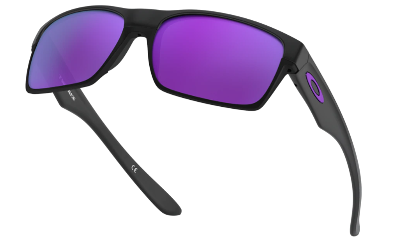 Oakley Sunglasses TWOFACE Matte Black/Violet Iridium OO9189-08