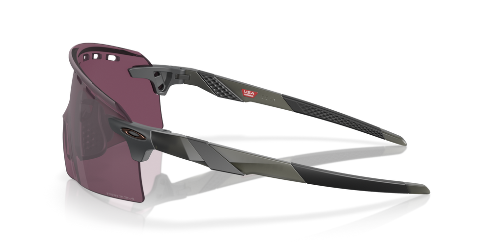 Oakley Okulary przeciwsłoneczne ENCODER STRIKE VENTED Matte Grey Smoke/Prizm Road Black OO9235-10