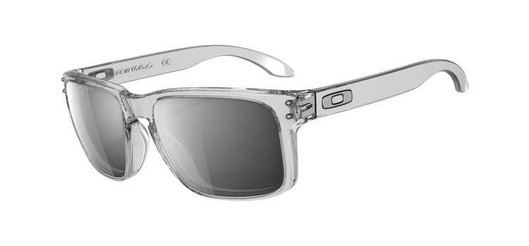 Oakley Sunglasses HOLBROOK Polished Clear/Chrome Iridium OO9102-06