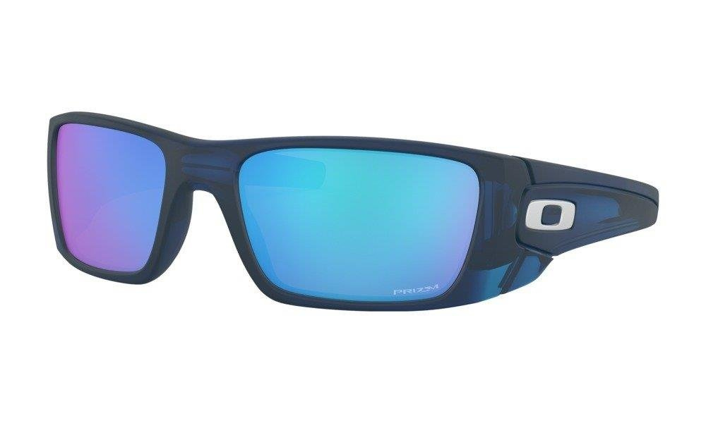 Oakley Okulary przeciwsłoneczne FUEL CELL Matte Translucent Blue/Prizm Sapphire OO9096-K1