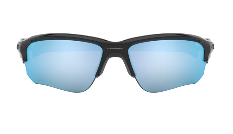 Oakley Sunglasses FLAK® DRAFT Polished Black Prizm Deep Water Polarized OO9364-06