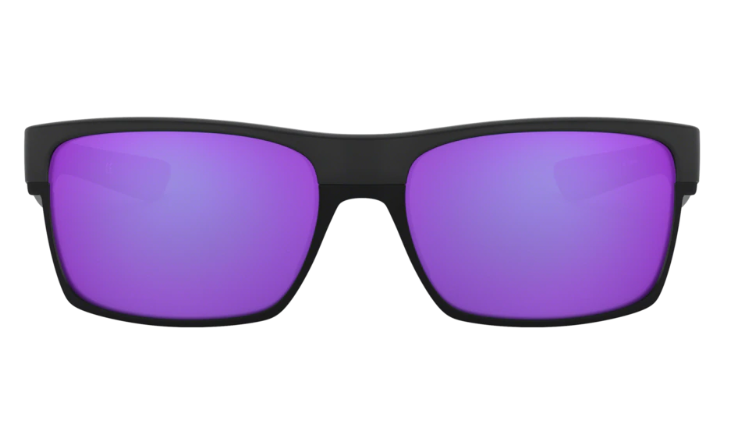 Oakley Sunglasses TWOFACE Matte Black/Violet Iridium OO9189-08