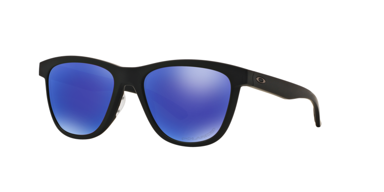 OAKLEY Sunglasses MOONLIGHTER Matte Black / Violet Iridium Polarized OO9320-09