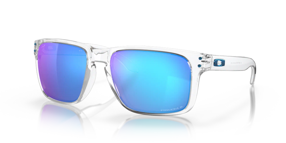 Oakley Okulary przeciwsłoneczne HOLBROOK XL Polished Clear / Prizm Sapphire Polarized OO9417-07