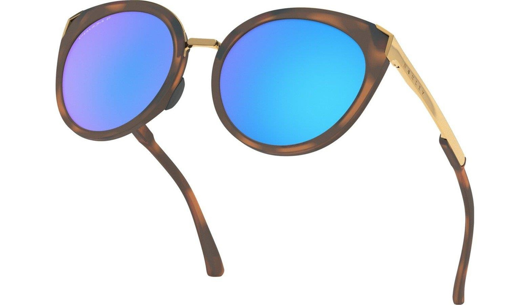 Oakley Sunglasses TOP KNOT Matte Brown Tortoise/Prizm Sapphire Polarized OO9434-06