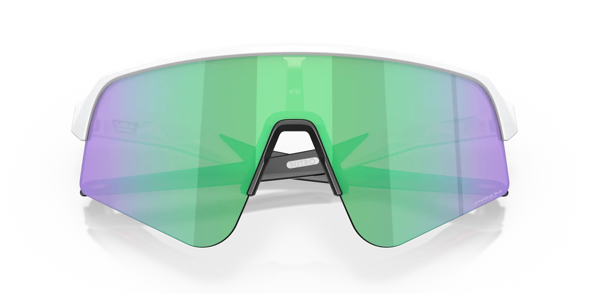 Oakley Okulary przeciwsłoneczne SUTRO LITE SWEEP Matte White / Prizm Road Jade OO9465-04