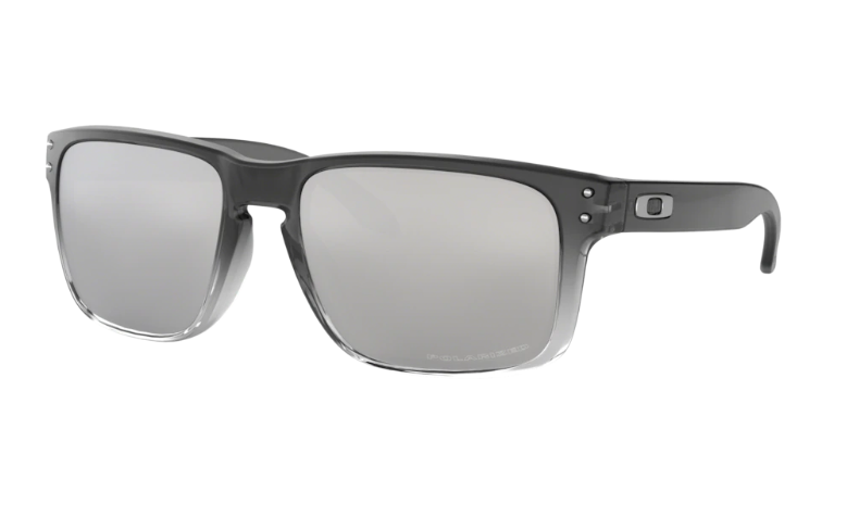 OAKLEY HOLBROOK Grey Ink Fade / Chrome Iridium Polarized OO9102-A9