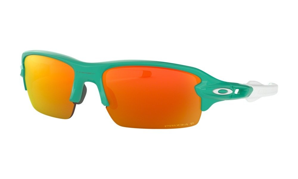 Oakley Okulary przeciwsłoneczne Dziecięce FLAK XS Celeste/Prizm Ruby Polarized OJ9005-07