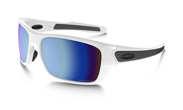 Oakley Sunglasses TURBINE XS Polished White / Prizm Deep Water Polarized OJ9003-07