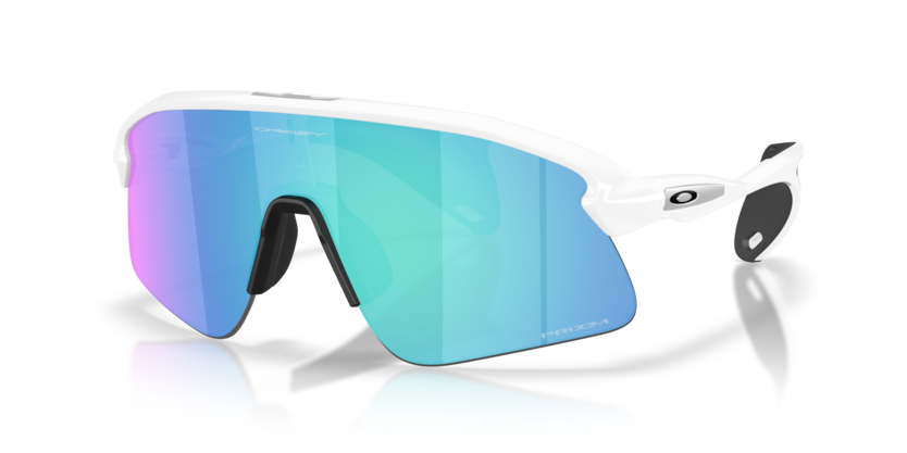 Oakley Okulary przeciwsłoneczne Stunt Devil Matte White / Prizm Sapphire OO9517-04