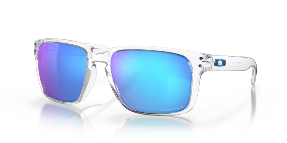 Oakley Okulary przeciwsłoneczne HOLBROOK XL Polished Clear / Prizm Sapphire Polarized OO9417-07