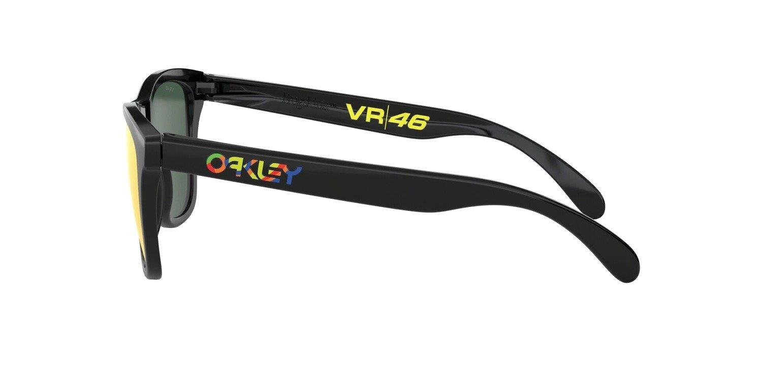 Oakley okulary przeciwsłoneczne FROGSKINS Valentino Rossi Signature Polished Black / Prizm Ruby OO9013-E6