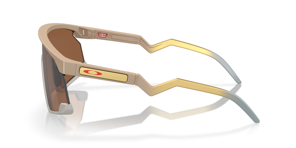 Oakley Sunglasses BXTR Patrick Mahomes II Collection Matte Terrain Tan/Prizm Tungsten OO9280-08