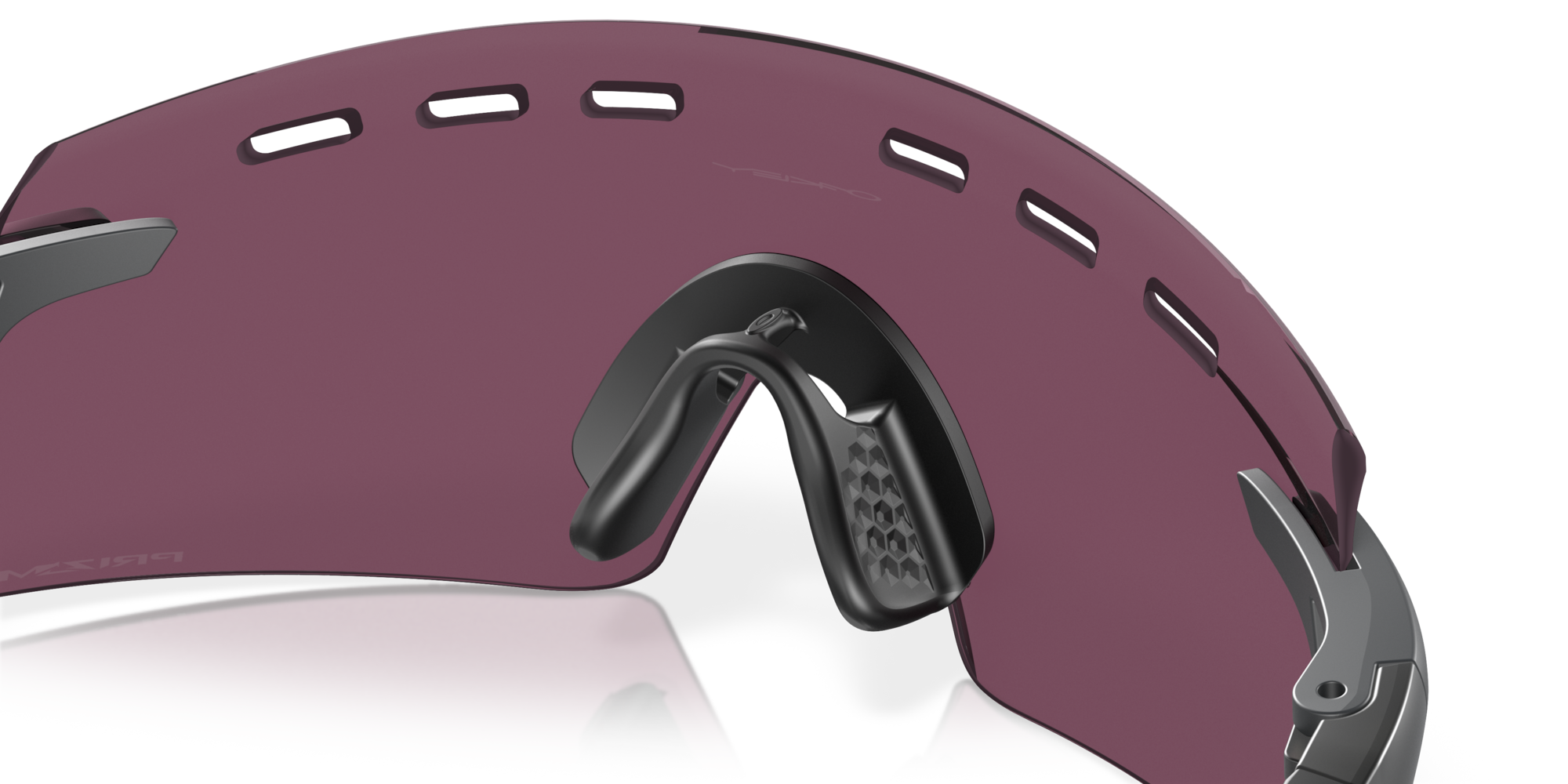 Oakley Okulary przeciwsłoneczne ENCODER STRIKE VENTED Matte Grey Smoke/Prizm Road Black OO9235-10