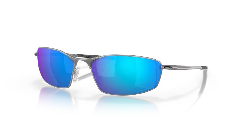 Oakley Okulary przeciwsłoneczne WHISKER Satin Chrome/Prizm Sapphire Iridium Polarized OO4141-04