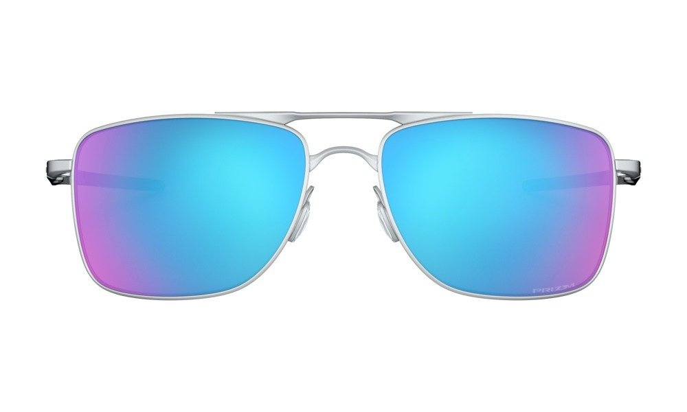 Oakley Okulary przeciwsłoneczne GAUGE 8 Matte Lead/Prizm Sapphire OO4124-10