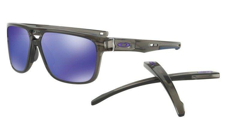 Oakley CROSSRANGE PATCH Grey Smoke/Violet Iridium OO9382-02
