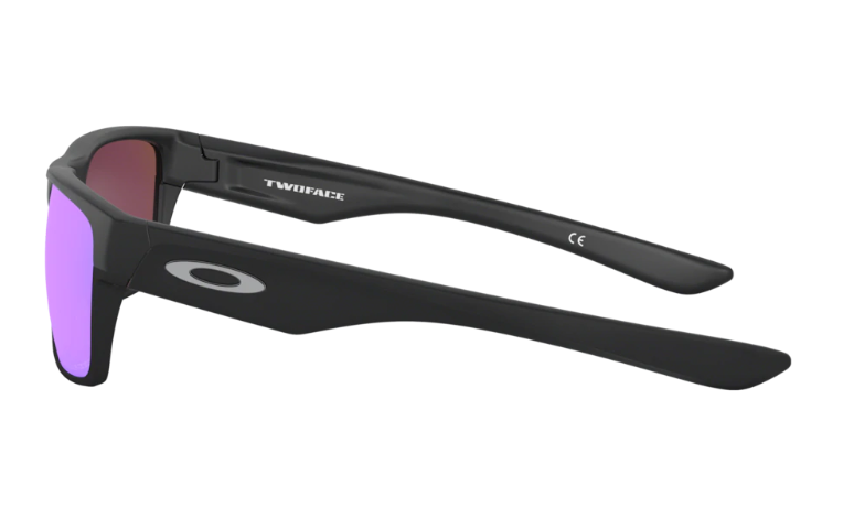 OAKLEY Sunglasses TWOFACE Matte Black / Sapphire Iridium Polarized OO9189-35