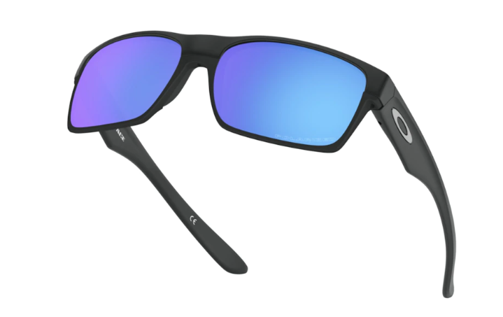 OAKLEY Sunglasses TWOFACE Matte Black / Sapphire Iridium Polarized OO9189-35