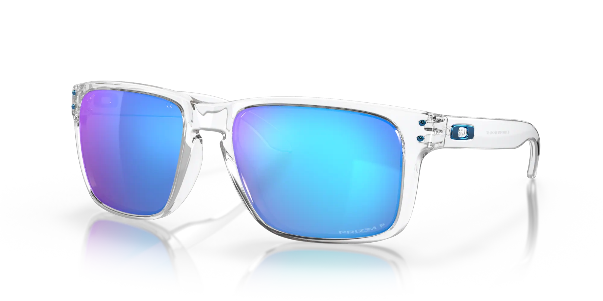 Oakley Okulary przeciwsłoneczne HOLBROOK XL Polished Clear / Prizm Sapphire Polarized OO9417-07