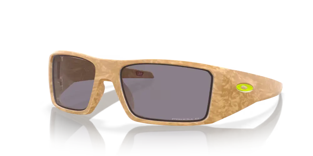 Oakley Okulary przeciwsłoneczne HELIOSTAT Coalesce Collection Matte Stone Desert Tan / Prizm Grey Polarized OO9231-17