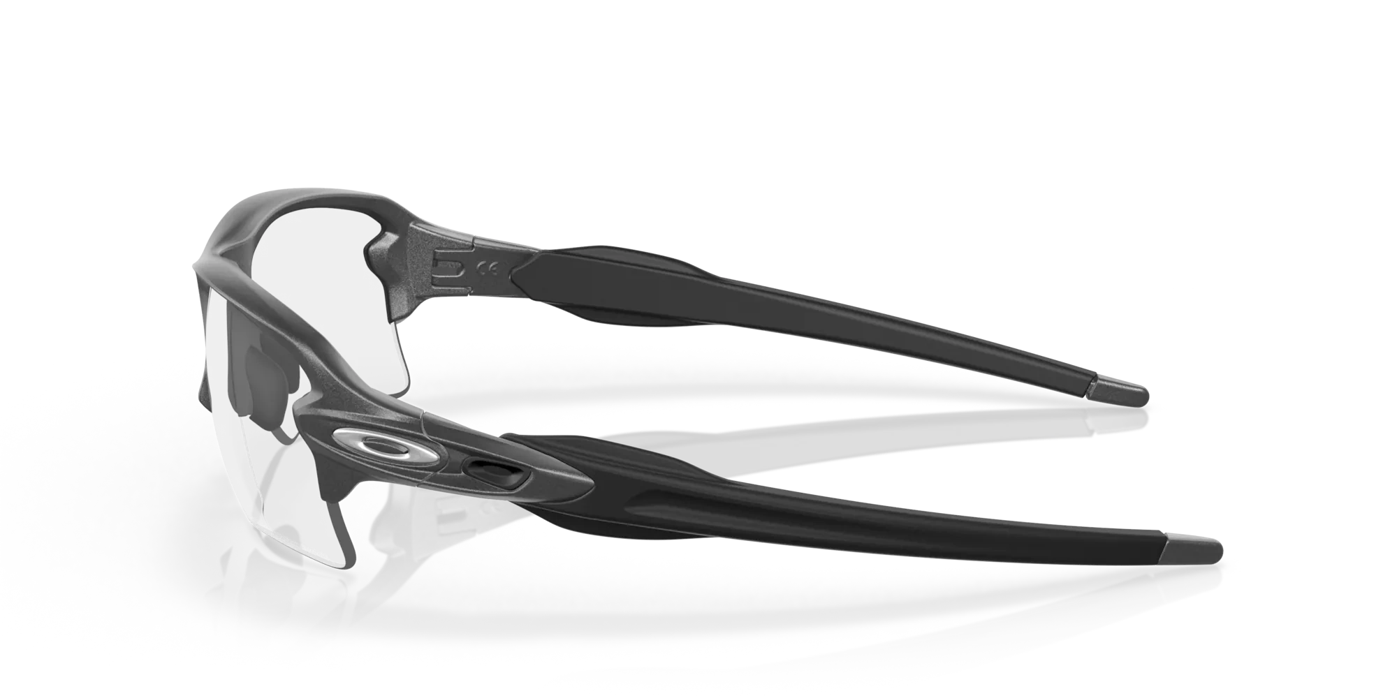 Oakley Sunglasses FLAK 2.0 XL Steel/Black Iridium Photochromic Activated OO9188-16