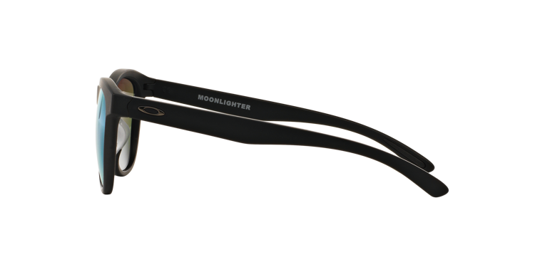 OAKLEY Sunglasses MOONLIGHTER Matte Black / Violet Iridium Polarized OO9320-09