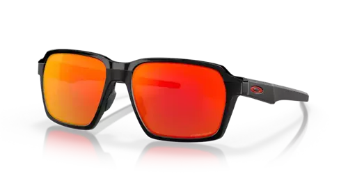 Oakley Okulary przeciwsłoneczne PARLAY Matte Black/Prizm Ruby OO4143-03